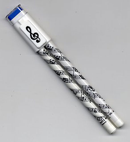 music note pencils